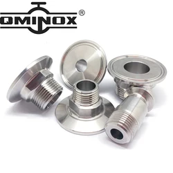 SS304 Tri clamp NPT Male adapter stainless steel clamp male NPT fittings 1/4