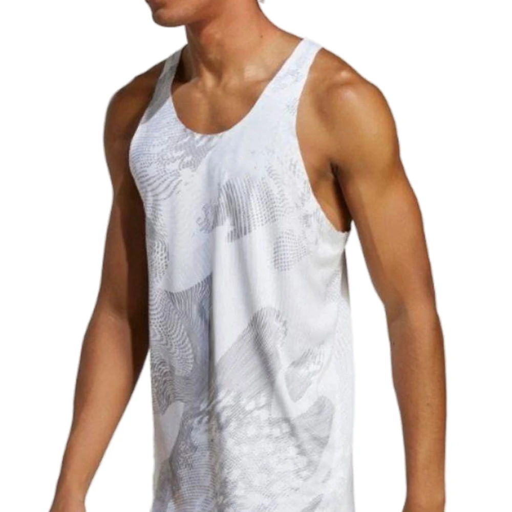 Athletic Tank Top Runnning Speed Vest Fitness Shirt Sleeveless Mens Clothing Athlete Track Field Singlet