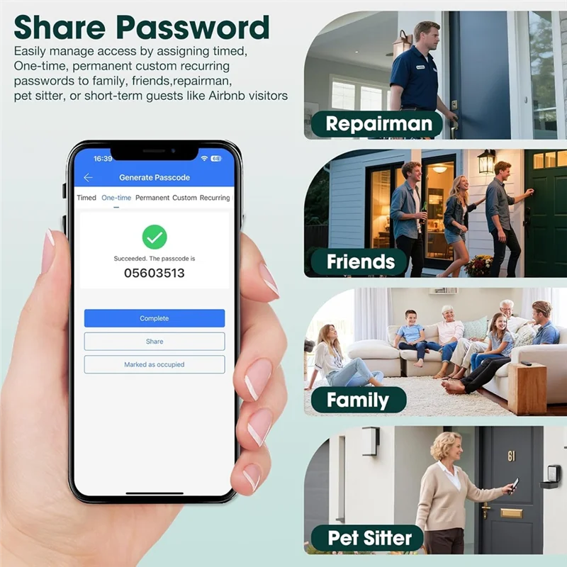 Y45A-Electronic Lock Box Smart Key Storage With Bluetooth APP PIN Code Control Type For Airbnb-Real Estate Agent Office