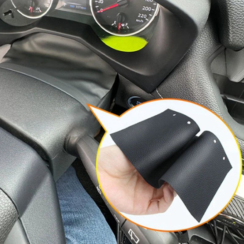 Car Steering Wheel Trim Leather Dust Cover Dashboard Dust Cap Guard For VW Passat Magotan B6 CC Car Accessories