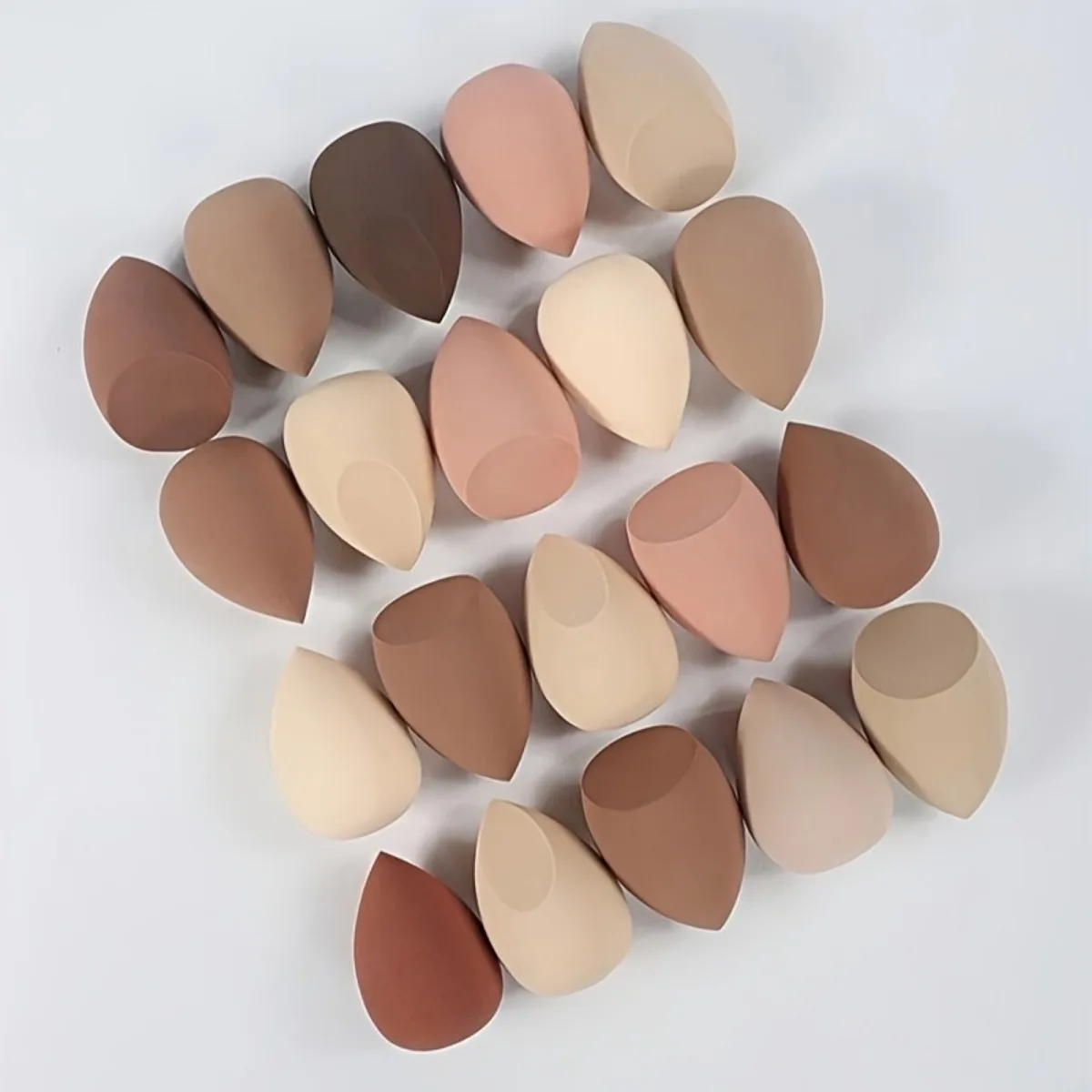 1/5/13Pcs Brown Makeup Sponges - Ultra-Soft Beige-Toned Blenders for Blush/Powder/Liquid Foundation | All Skin Types