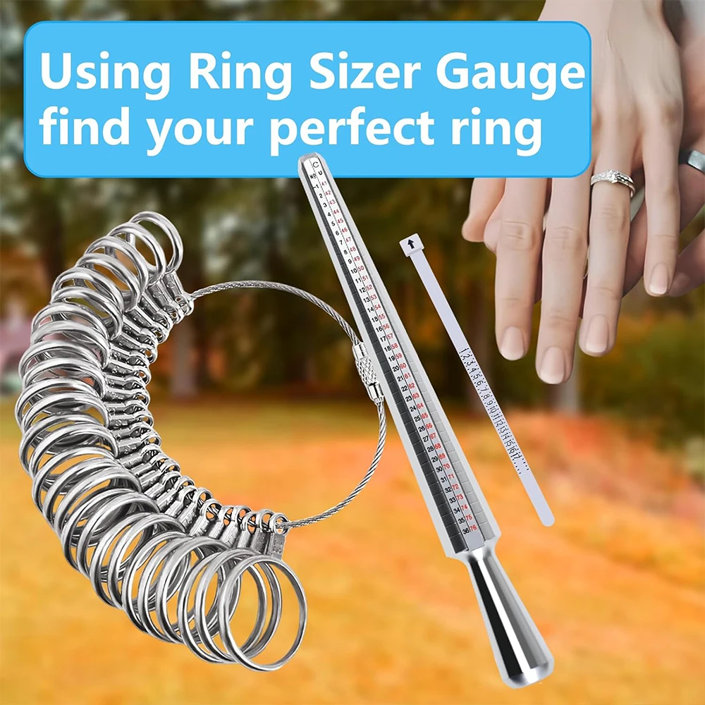 KS EAGLE Professional Ring Enlarger Stick Mandrel Handle Hammers Ring Sizer Finger Measuring Stick For Jewelry Measuring Tool Se