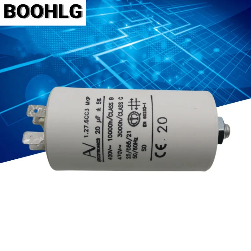 

1PCS AV 20uF 1.27.6CC3 MKP 420V 470V ARCOTRONICS starter capacitor