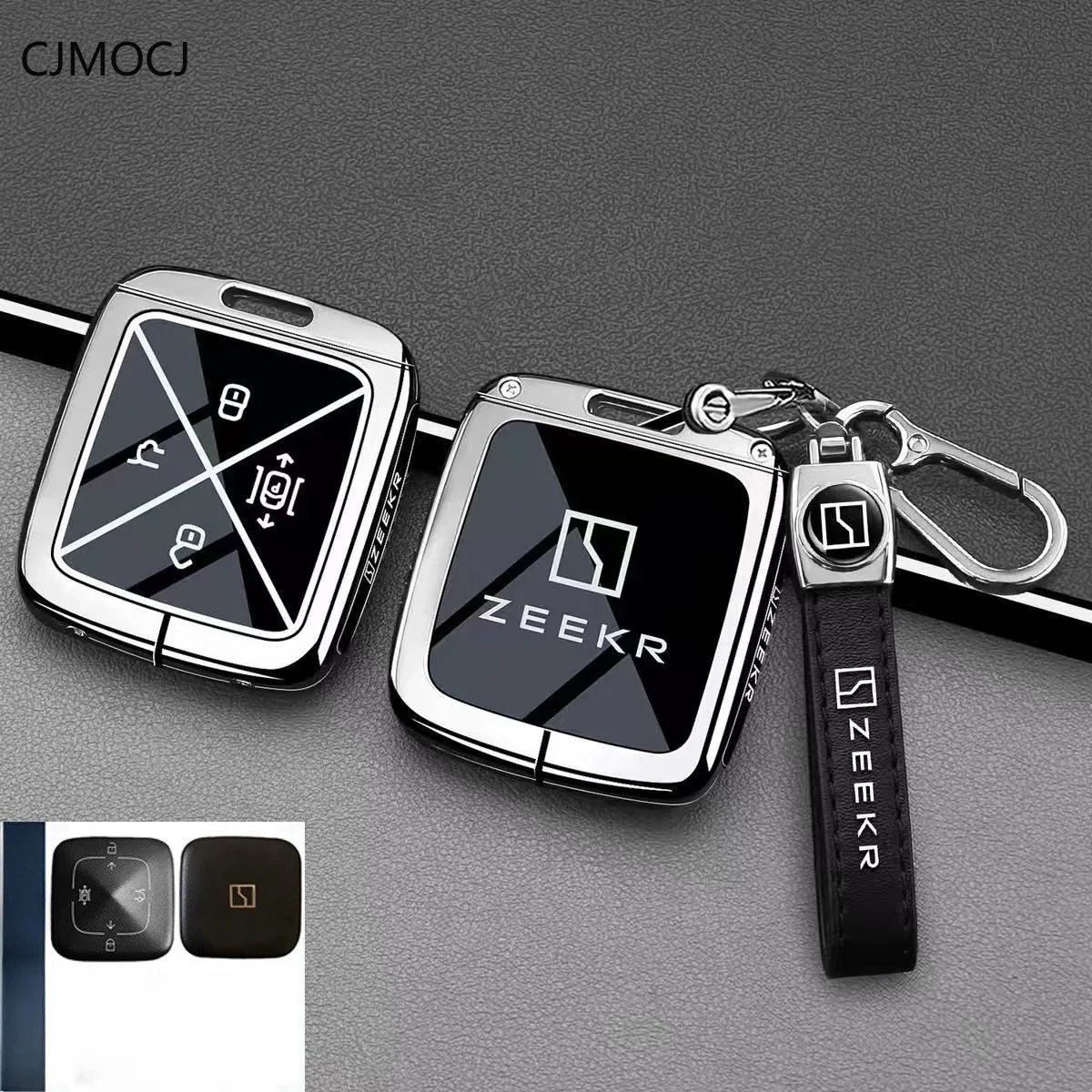 For Zeekr 007 007GT 001 001FR X 7X MIX Key Case Cover, Car Key Fob Shell, Shockproof Luxury Smart Keychain, Zeekr Accessories