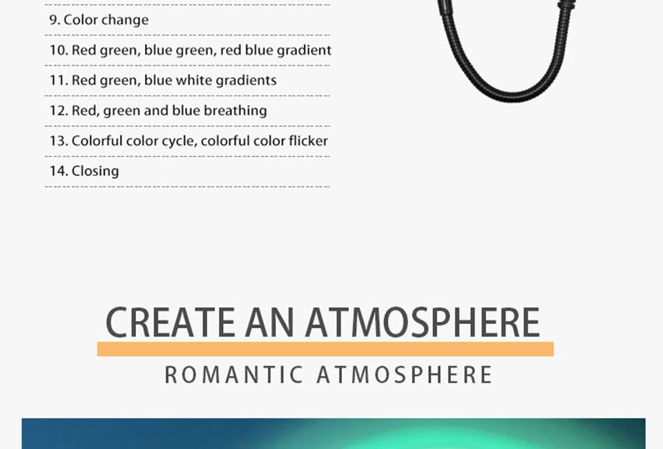 USB LED Sunset Lamp Projector Night Light Golden Hour Photography Wall Decor Living Room Bedroom Home Atmosphere Ambient Light