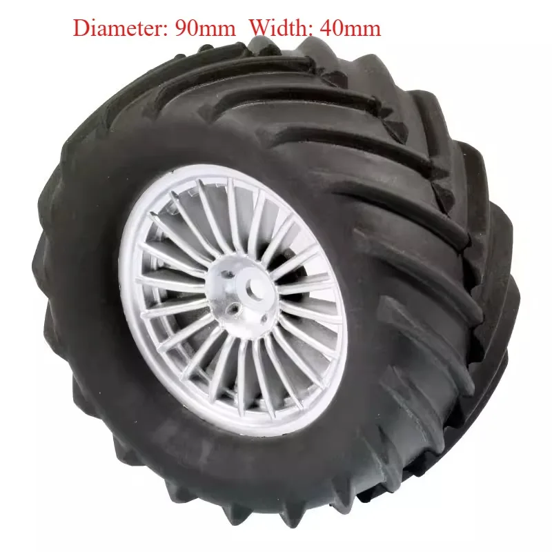 

4Pcs Snow Sand Tires Tyre Wheel for Wltoys 144001 124018 124016 124017 144010 124019 H16P H16E 1/14 1/16 1/18 RC Off-road Car