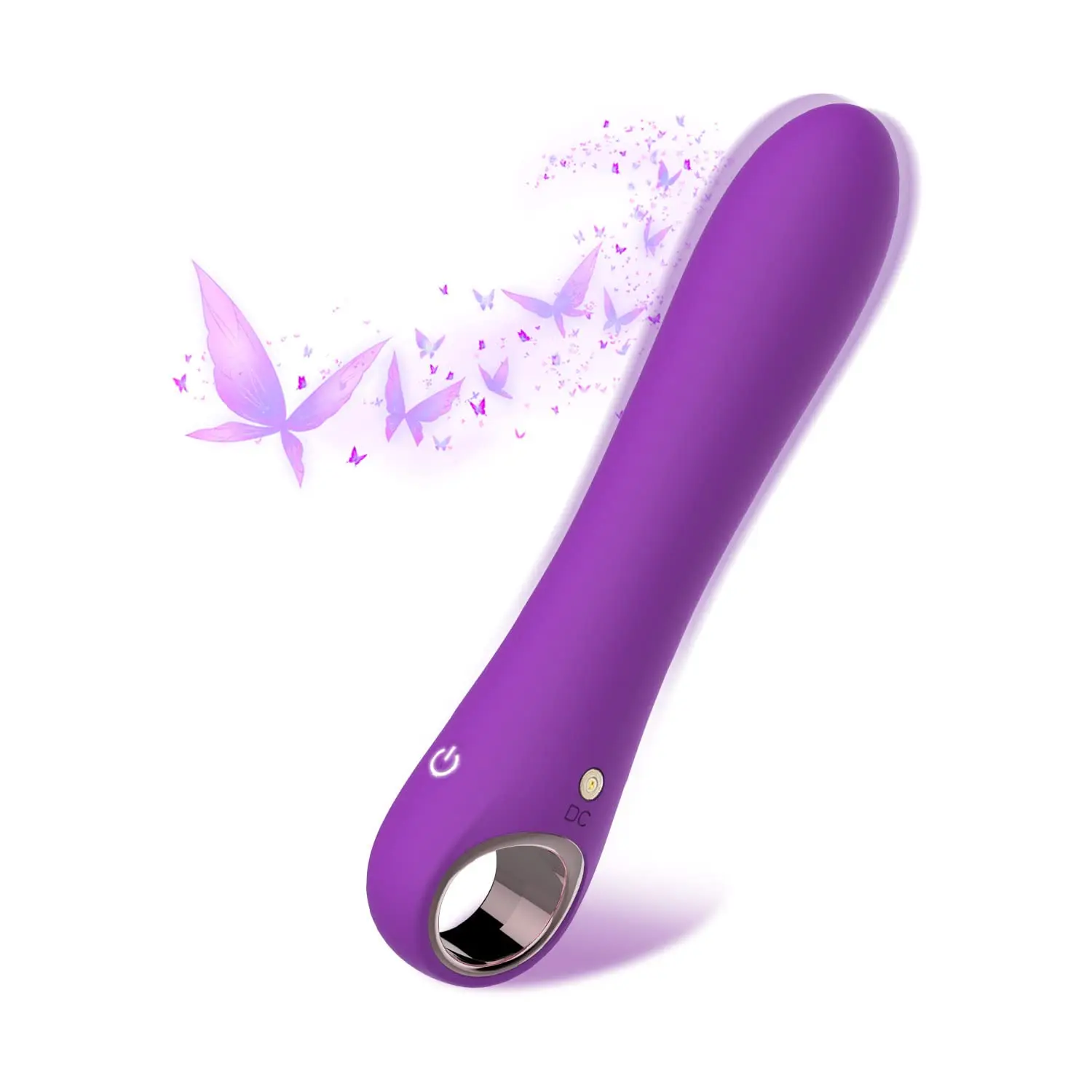 Vibratori G Spot Bullet per donna, vibratore Tuitionua Rose con 10 vibrazioni, vibratore in silicone per clitoride, vagina, anale vibrante Ma