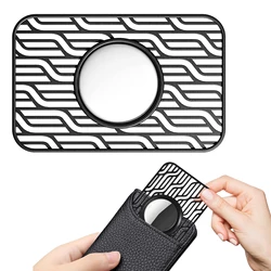 Protective Sleeve For Air Tag With Keychain Loop Ring Cards Holder For Apple Air Tag Tracker Accessories Key-Ring Wallet Luggage