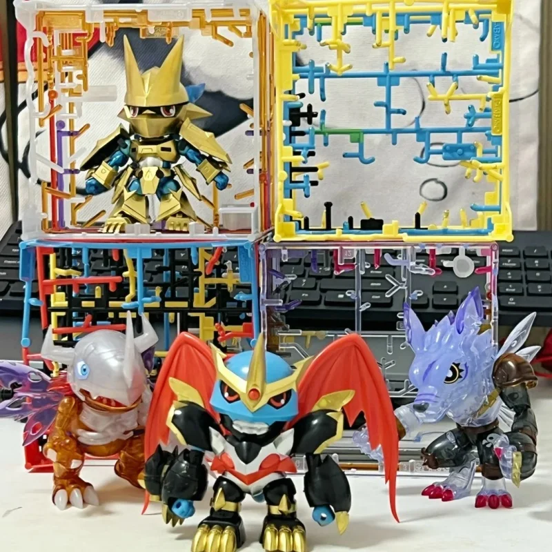 Nuevo y Original Bandai Plabako Digimon Adventure 2 Vol.2 Caja Sorpresa Figura War Greymon Modelo Coleccionable de Anime