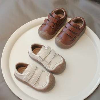 Spring Autumn Baby Girls Boys Casual Shoes Children Sneakers Soft Soled Anti Slip Infant First Walkers Shoes Kids Leather Shoes