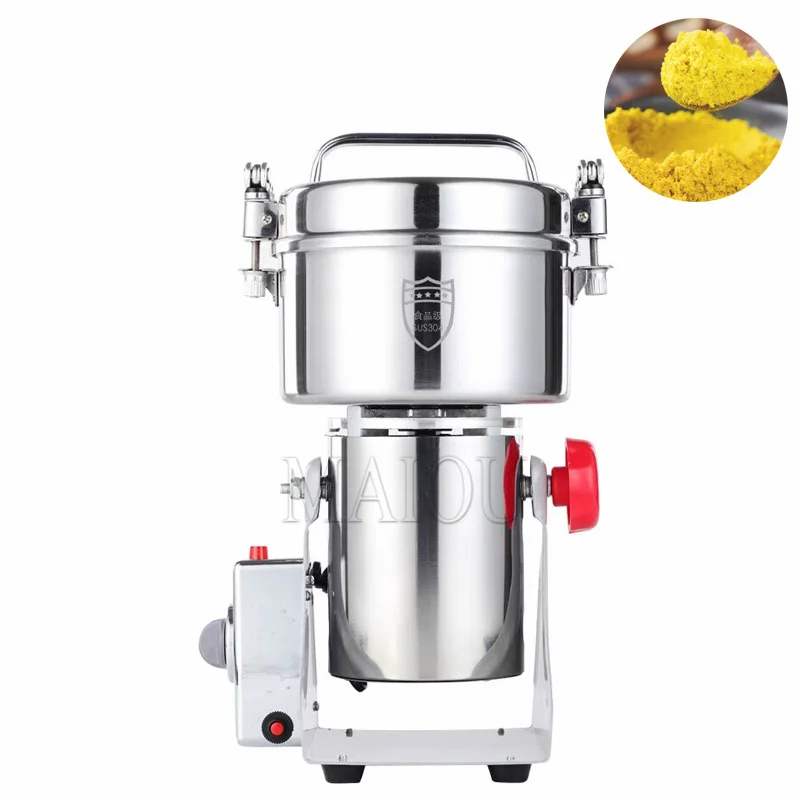 2500G / 800G Coffee Bean Grinder Machine Grain Spices Mill Wheat Mixer Dry Food Grinder