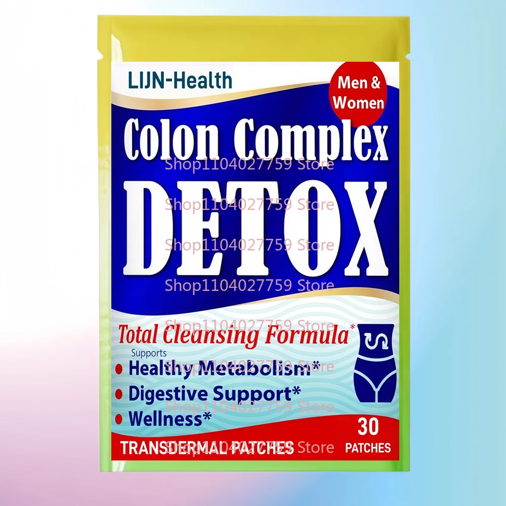 30 cerotti cerotti transdermici disintossicanti per il colon - pulizia digestiva e supporto per la normalità