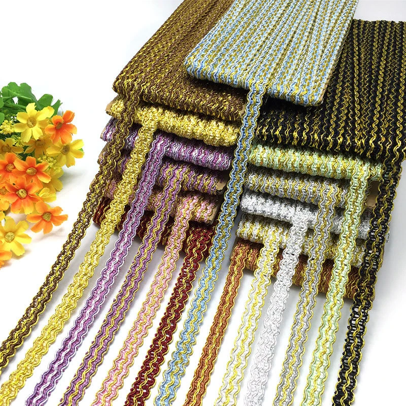 

11.5 Meter Tassel Braid Fringe Lace Trim Ribbon For DIY Sewing Curtain Sofa Fringe Upholstery Decorative Lace Edging Accessories