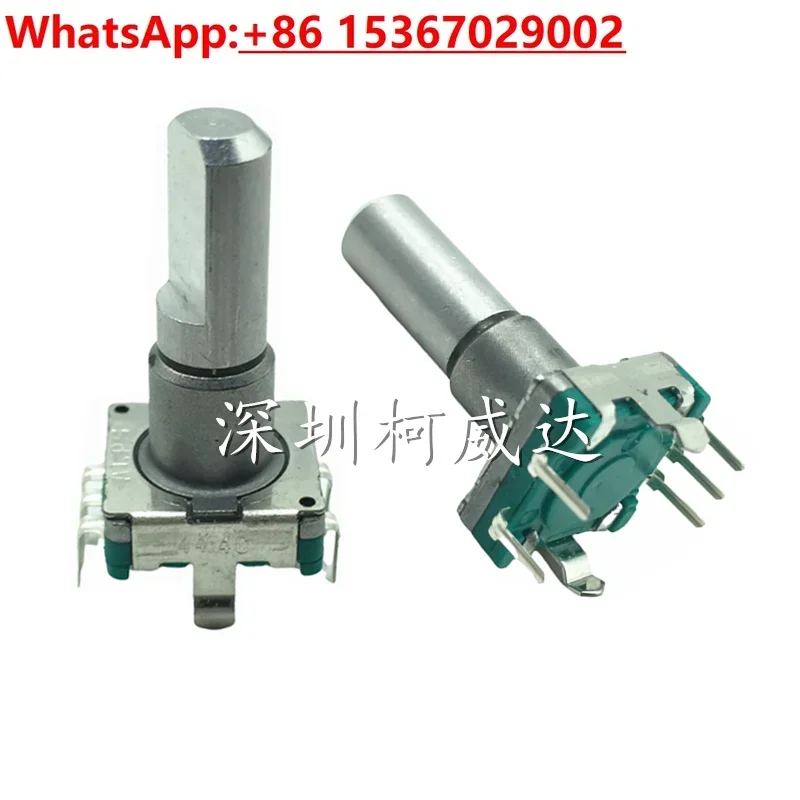 10PCS Encoder EC11E09244BS 18 point 9 pulse, with switch 20 half axis 360 degree rotation