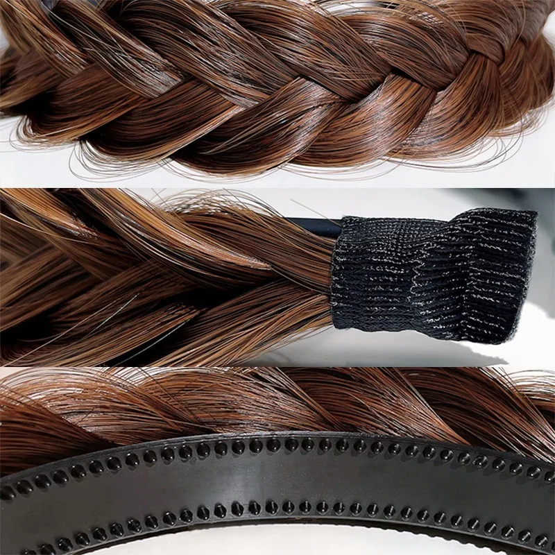 Gefälschte Haar Stirnband Fransen Perücke Pony Haarband Haarverlängerung Frauen Mädchen Clips In Haarverlängerung Haarschmuck Haarteil Clips – Detail 6