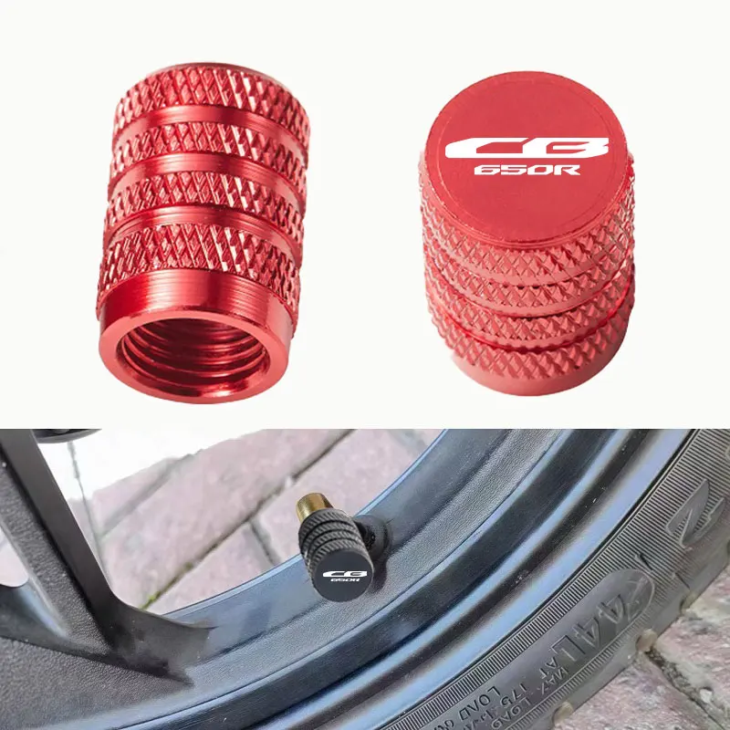 

2Pcs Motorcycle Accessories Tire Valve Air Port Stem Cover Caps For Honda CBR650R CB650R CBR 650R CB 650 R 2019-2024 2025 2026