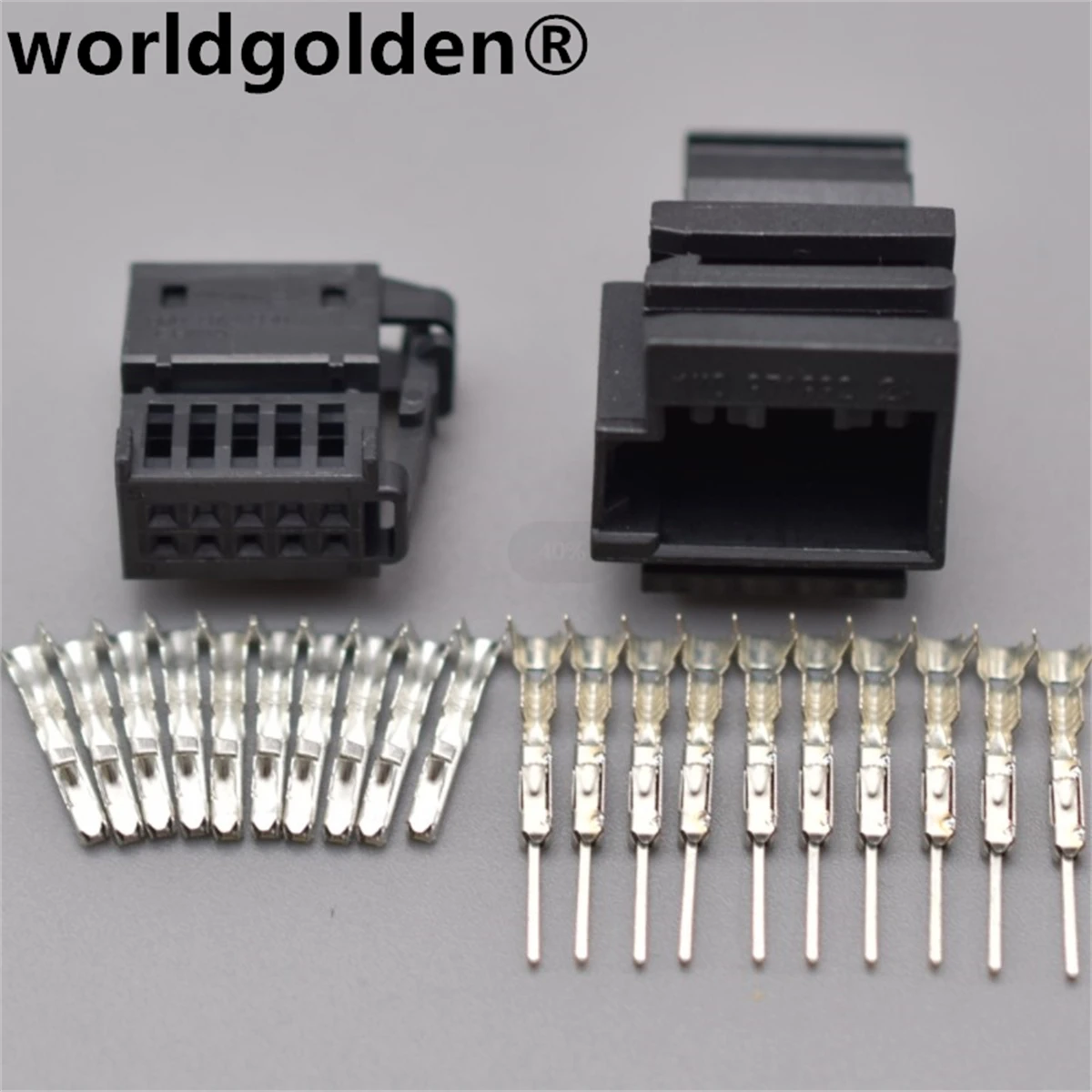 worldgolden 10 Pin 0.6 Series Auto Seat Wiring Harness Plug Car Lift Switch Socket For VW Audi 1K0971992 6R0972930 1670990