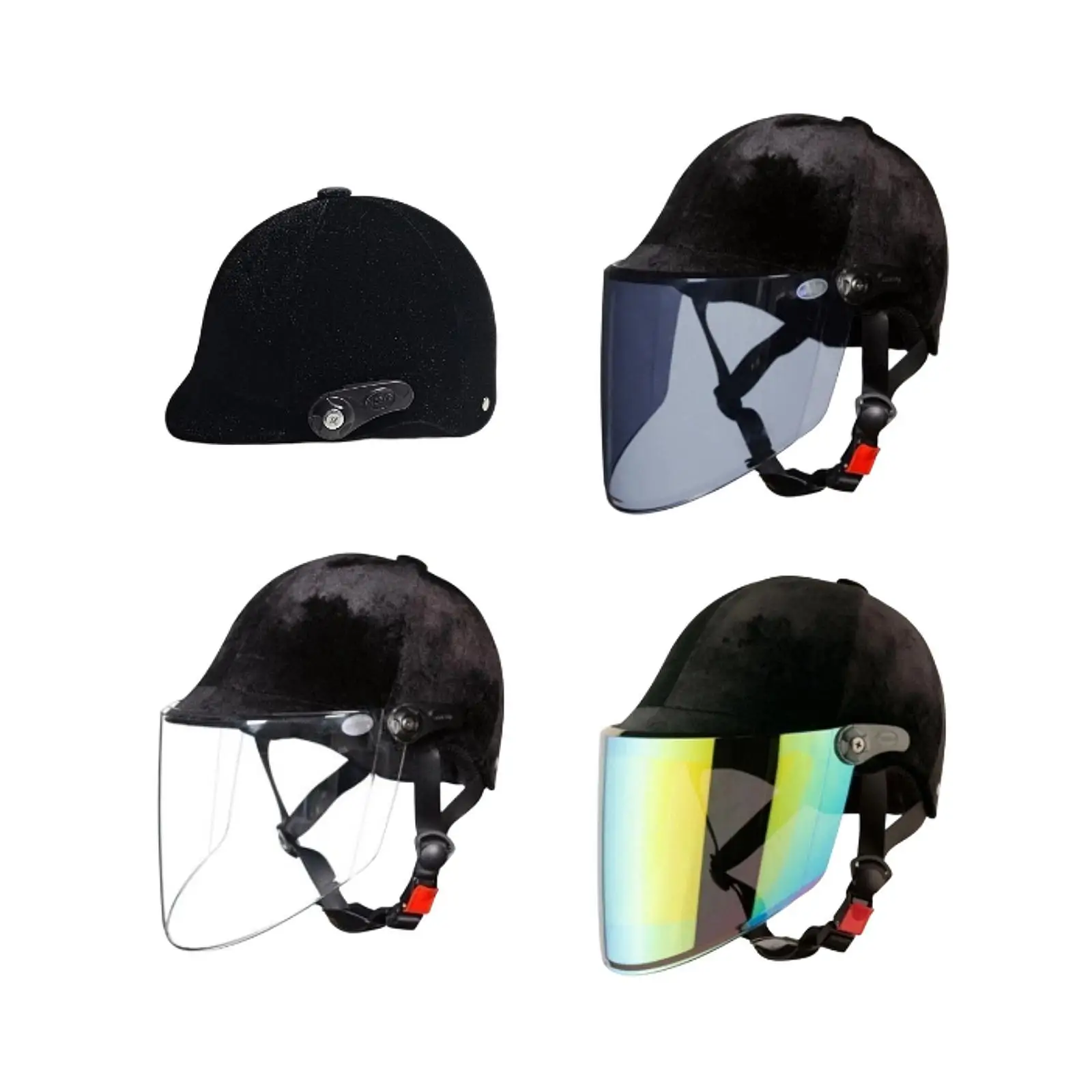 乗馬用品-軽量ヘルメット-通気性のあるヘッドギア-耐衝撃性キャップ-サイクリング、乗馬、アウトドア活動用