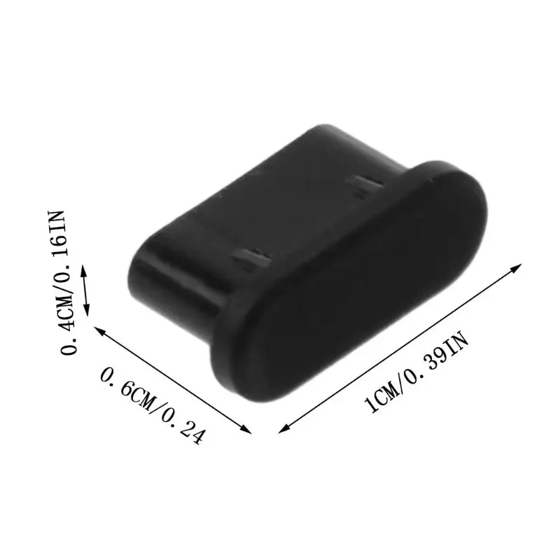 50Pcs/25/10/5Pcs Portable Durable Type-C Dust Plug USB Charging Port Protector for Smart Phone Accessories image 6
