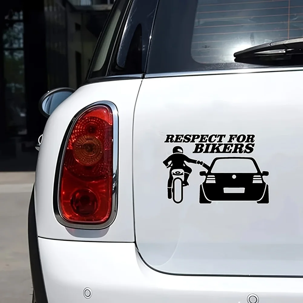 

Car funny door handles vinyl wrap decorative stickers,aar accessories decoration stickers that respect cyclists