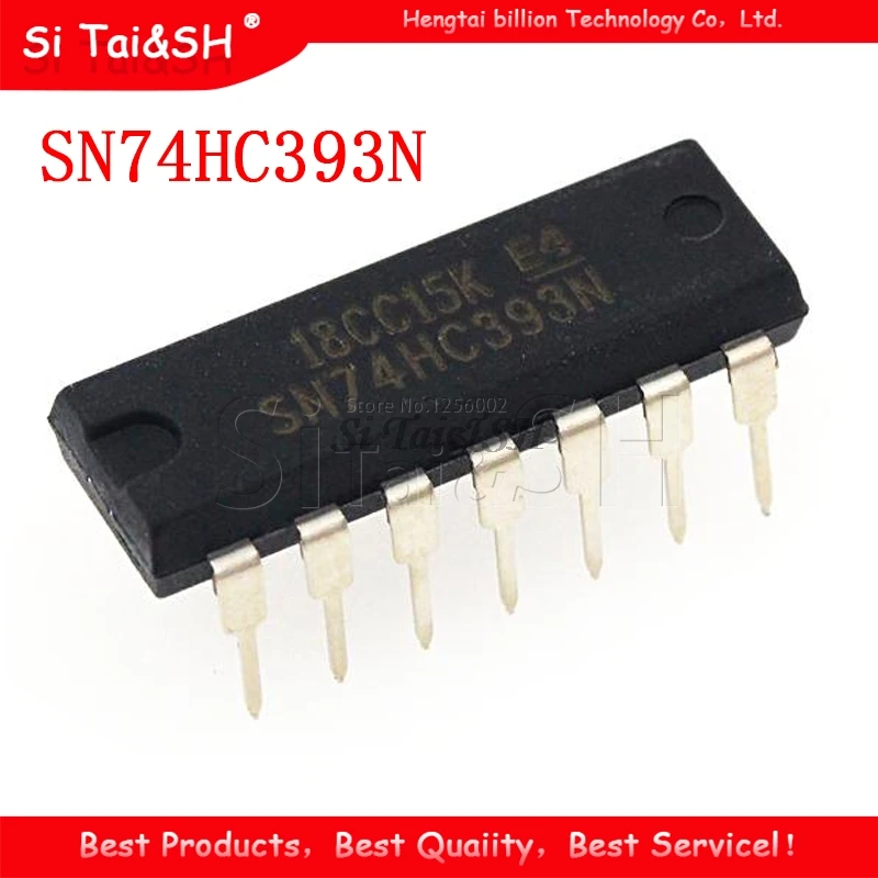 10PCS SN74HC393N DIP14 SN74HC393 DIP 74HC393N 74HC393 HD74HC393AP 74HC393AP DIP-14 new and original IC