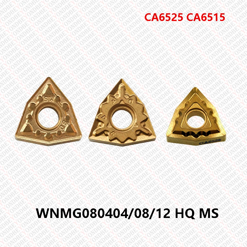 

Original WNMG080404 WNMG080408 WNMG 080412 MS PS TK HQ CA6525 CA6515 Carbide Inserts for Stainless Steel Lathe Plate CNC Cutting