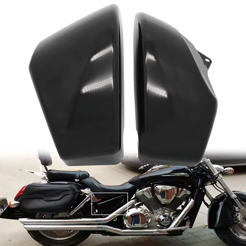 

Motorcycle Left+Right Battery Fairing Side Cover Cap Fit For Honda VTX1800 VTX 1800 R/S/N/F/T Retro Spoke Neo Tourer 2002-2008