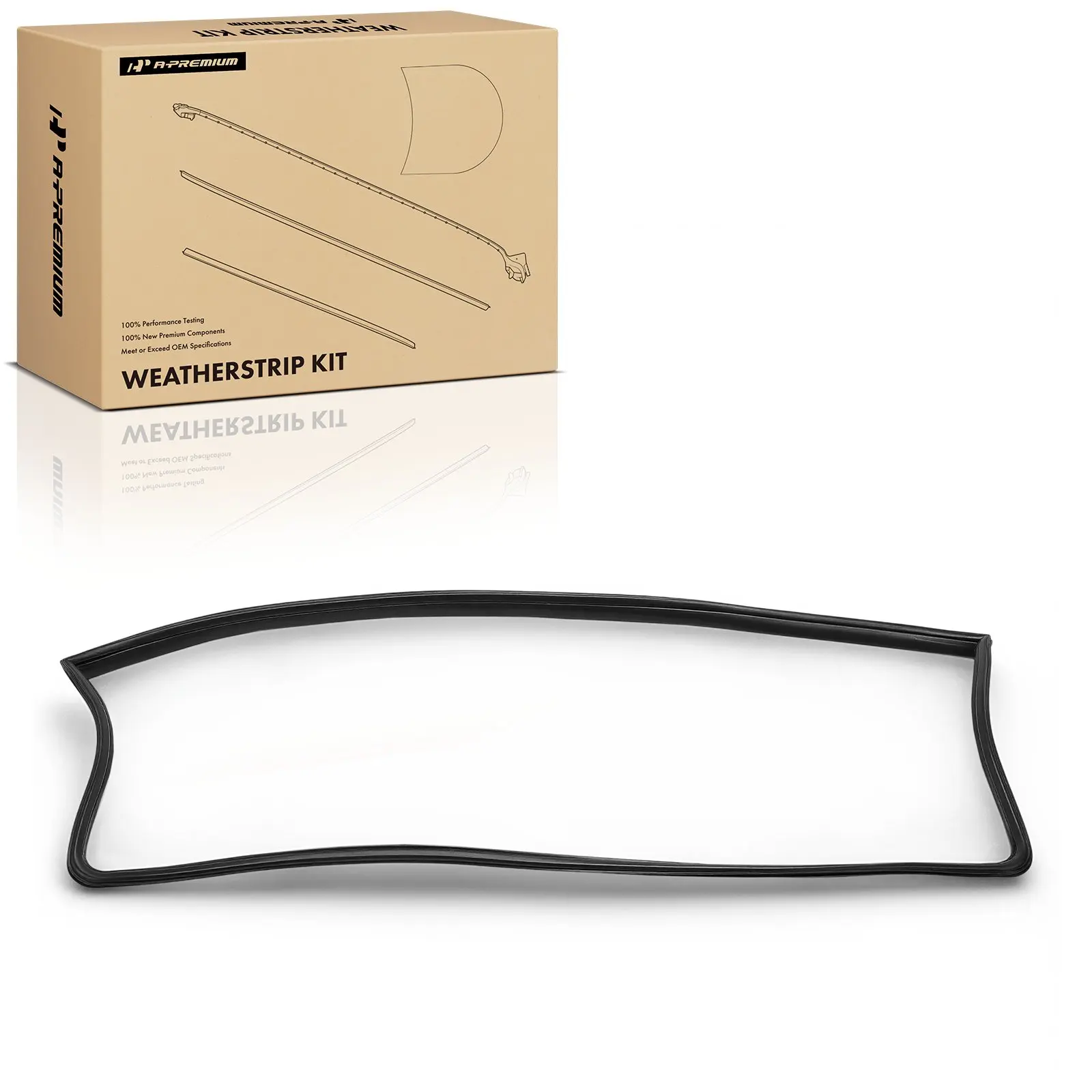 A-Premium Rear Window Weatherstrip Seal for Ford Mustang 1964-1968