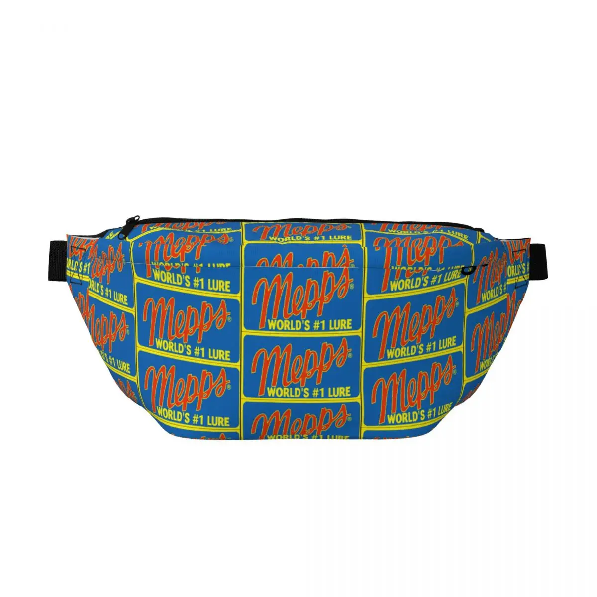 

Crossbody Waist Bag Mepps World's #1 Lure Pocket Men Women Adjustable Fanny Pack Travel Running Money Phone Pouch Chest Bag