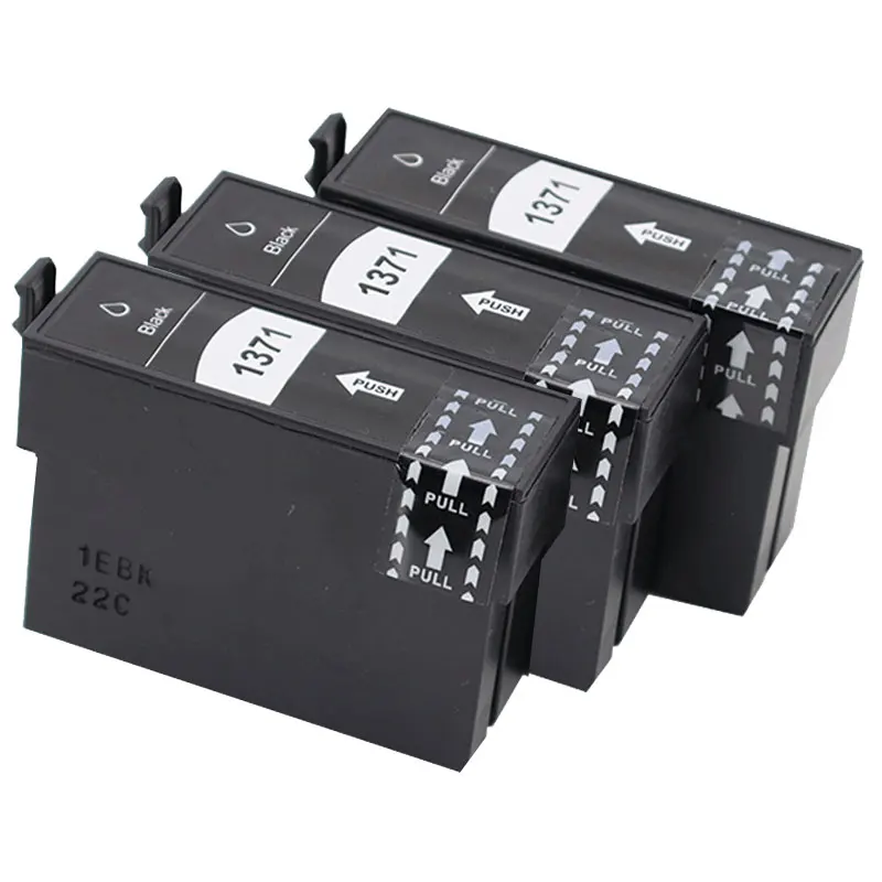 137 T1371 Compatible Black Ink Cartridge 1371 T1371  for Epson  K100 K200 K300 K105 K205 K305 Printer