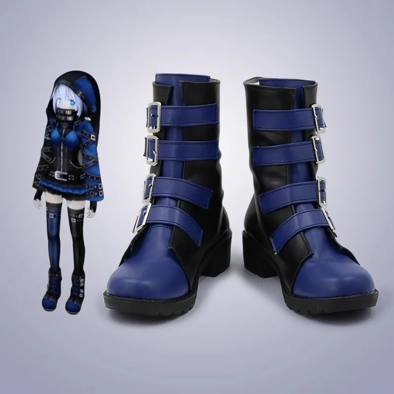 

Lke Eveland Cosplay Costume Shoes Handmade Faux Leather Boots
