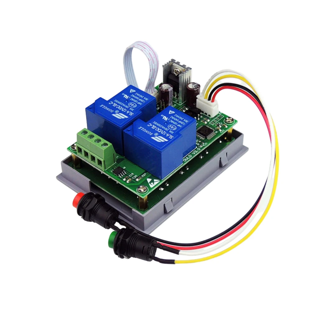 24V 10A Adjustable Overcurrent Protector Digital Display DC Motor Blocker Protection Module with Forward and Reverse Switch