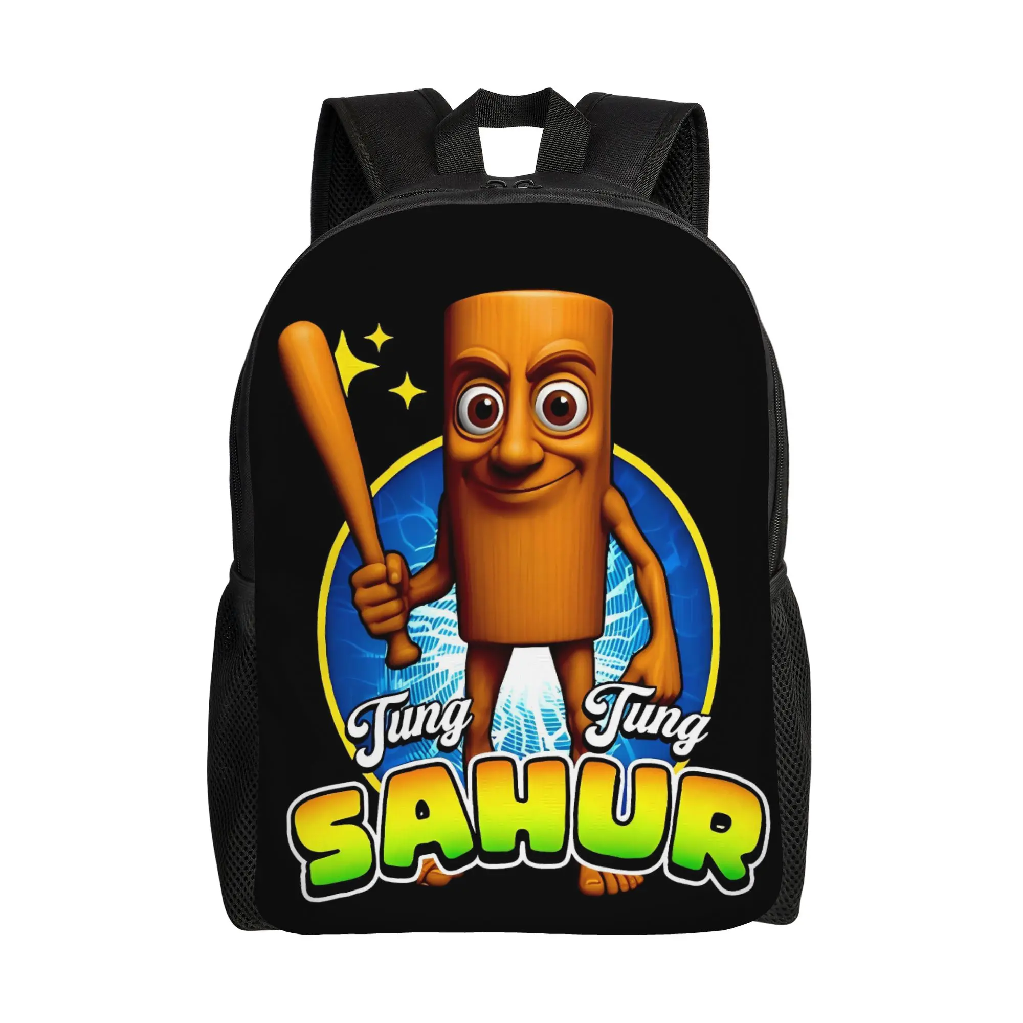 

Italian Brainrot Backpack Tung Tung Sahur Workout Backpacks Teen Design Large High School Bags Stylish Rucksack