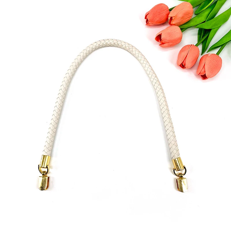 PU Leather Braided Rope Handles For Handbag DIY Replacement Bag Strap Shoulder Bags Belt Hot Purse Belts Bag Accessories