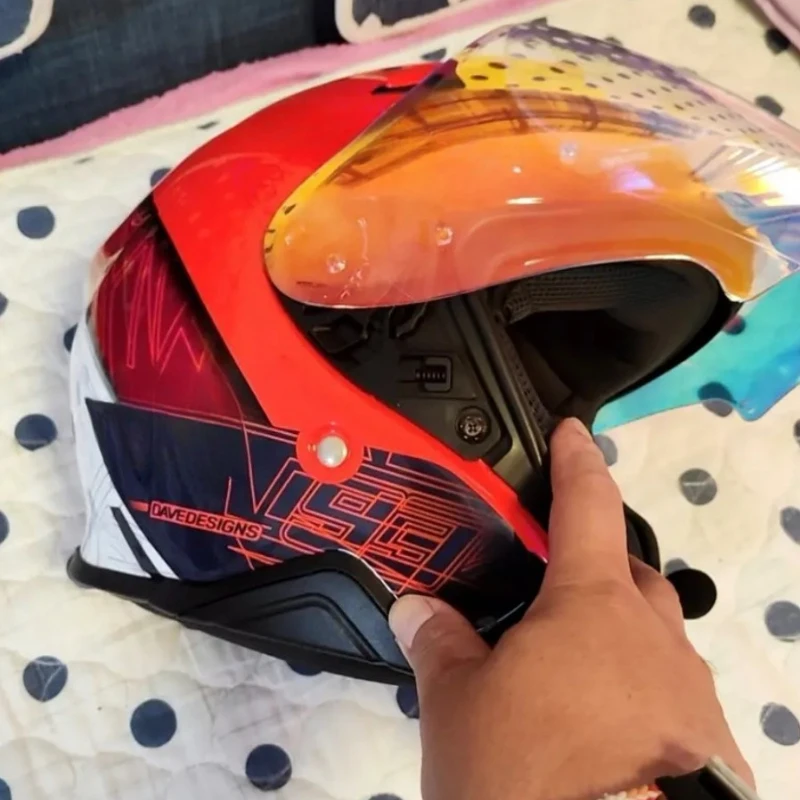 1PCS for SHOEI J-Cruise 1 J-Cruise 2 J-Force 4 CJ-2 Motorcycle Helmet Lens Open Face Shield Viseria Capacete Moto Glasse - Image 4