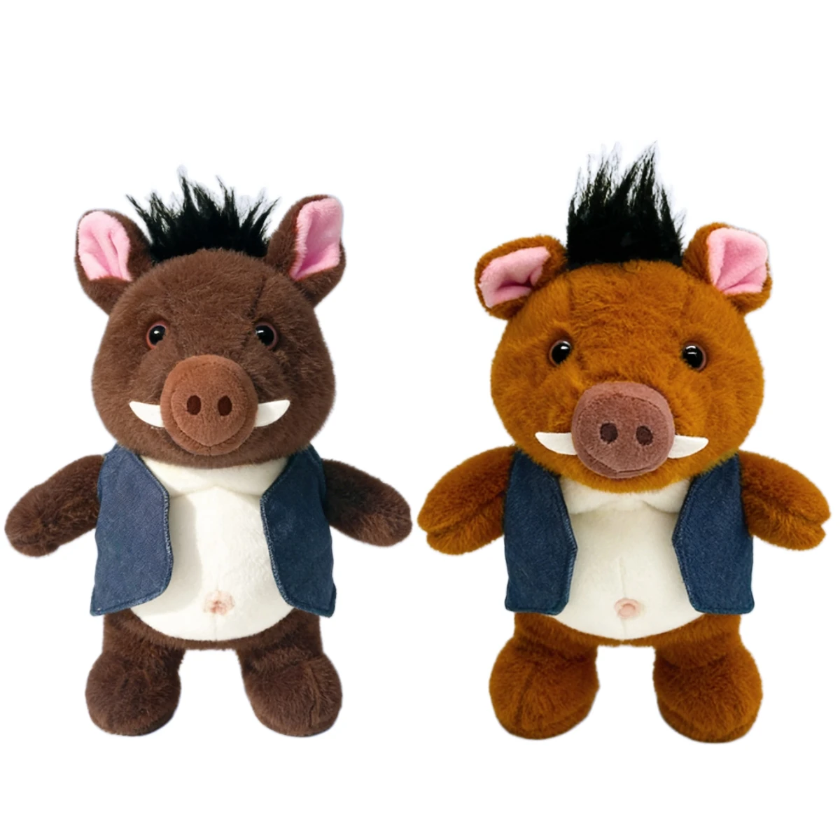 

Плюшевая игрушка-дикарь 31 см, реалистичная, мультяшная, мягкая подушка-обнимашка, высококачественный подарок на день рождения для мальчиков