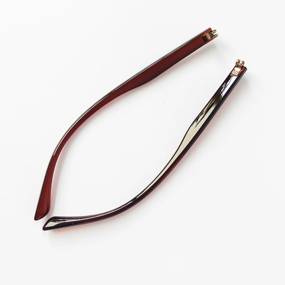 20pcs(10pairs) Two teeth hinge black brown PC glasses eyeglasses temple leg sunglasses temple rod replacement accessories