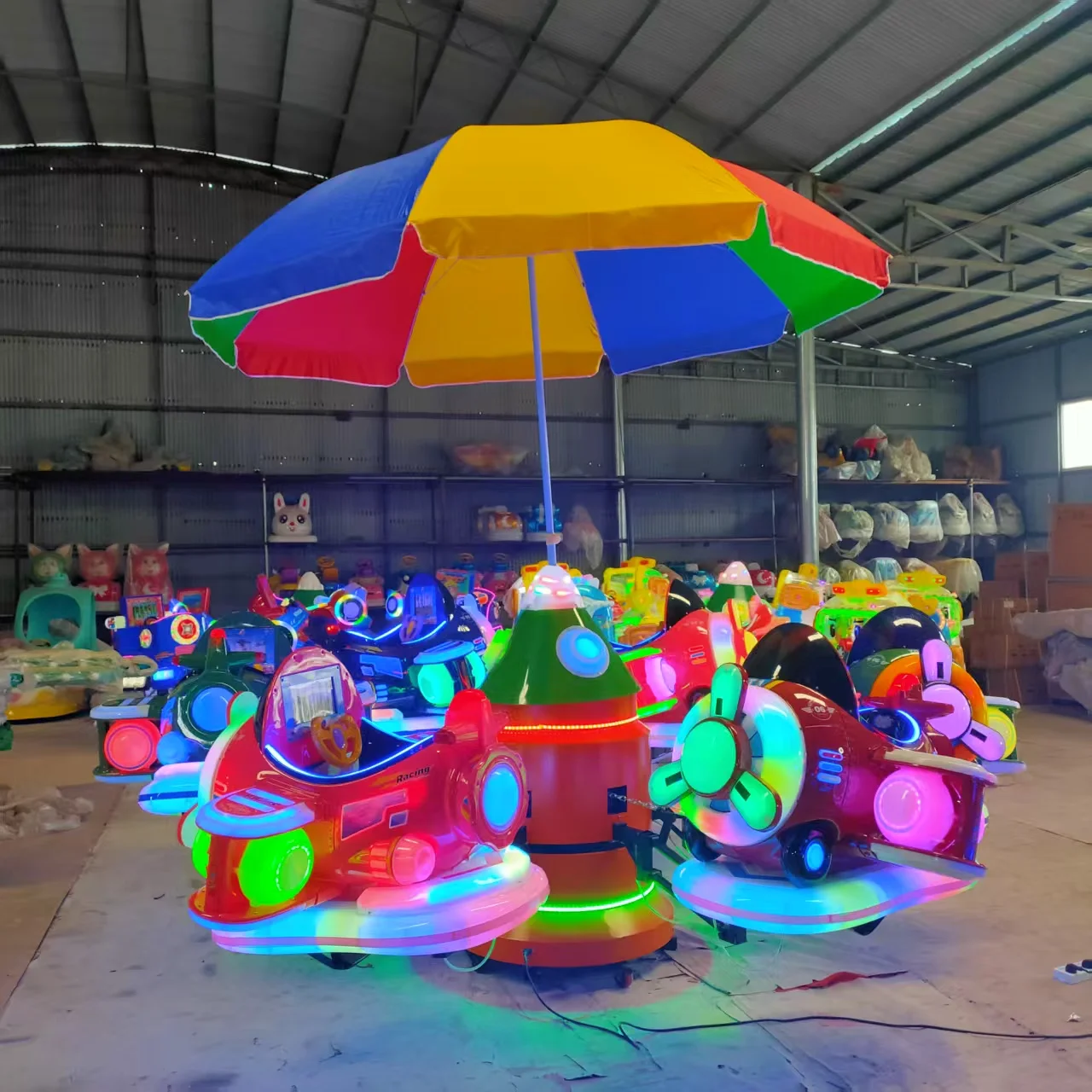 Whole Sale Low Price Indoor Playground Equipment Merry Go Round Game Play Carousel  Ridepromote Sales