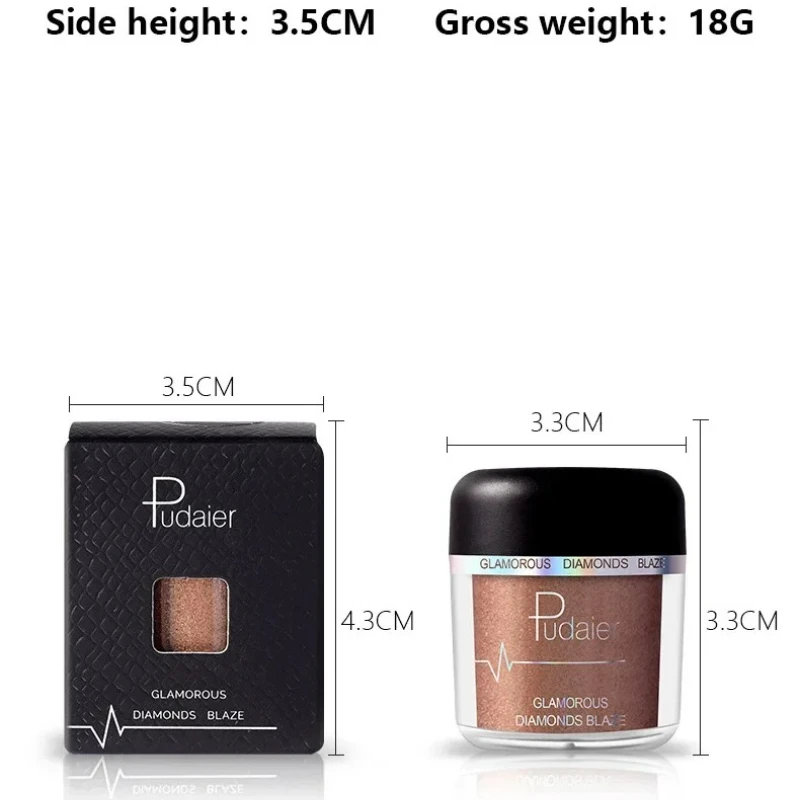 高品質スパンコールパールグリッターアイシャドウメイクアップ顔料ハイライトシルキーパウダーステージファイングロスアイシャドウパレット化粧品