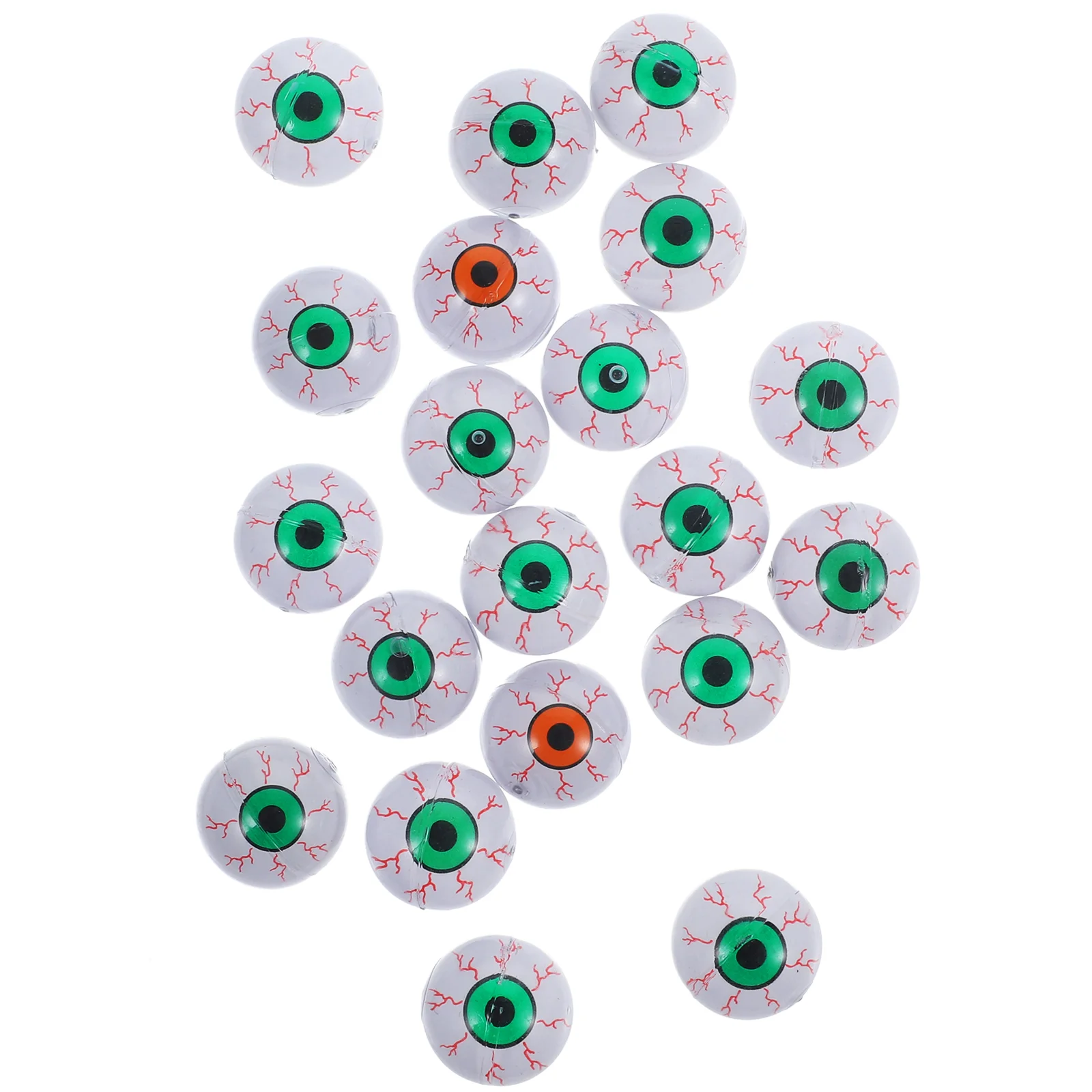 20 Pcs Halloween Eyeball Toy Eyes Eyeballs Decoration Animal Accessories Fake Props Scary Realistic