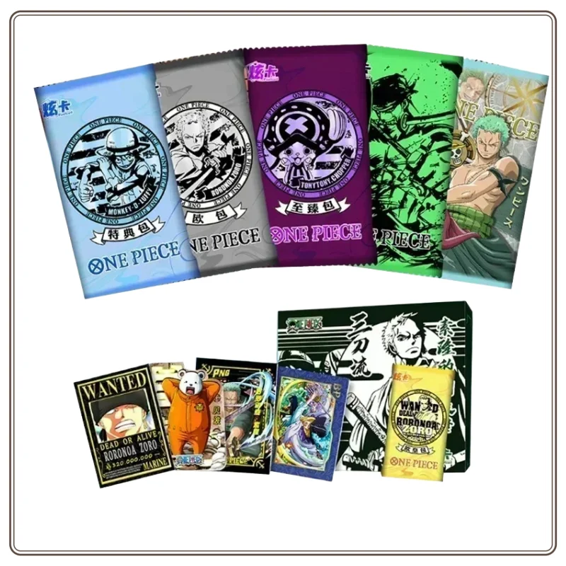 One Piece Card Dazzling Night Collection Edition Gold Card Graffiti Style Anime Collection GiftsAnime Game Collection Rare Gift