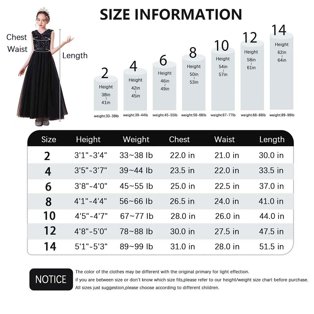 YZYmanualroom Lace Tulle Flower Girl Dress Ball-Gown Princess Scoop Floor-Length 2-15T