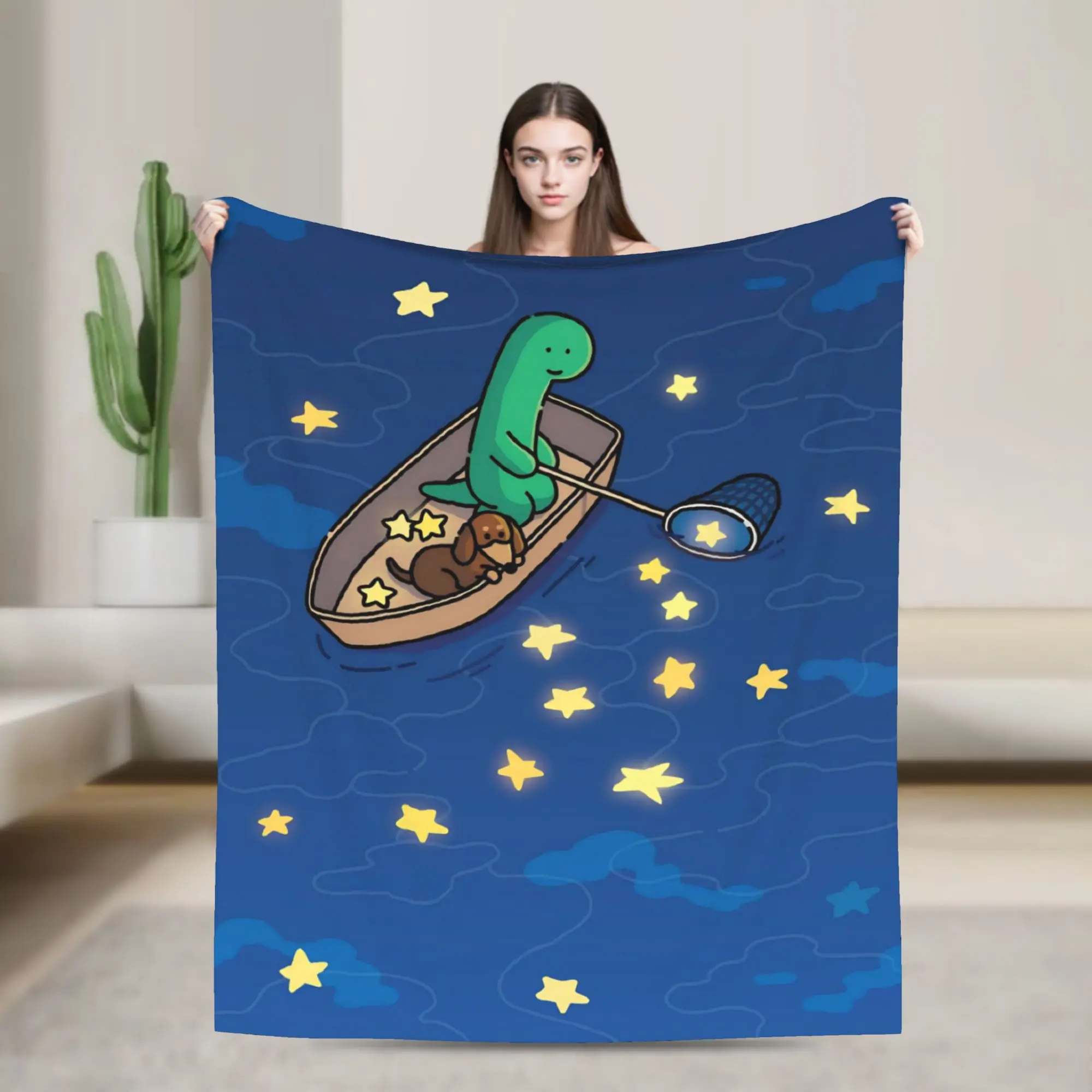 Jogumans Blanket Fleece  Cozy Ultra-Soft Throw Blankets for Bedding Plush Thin Quilt