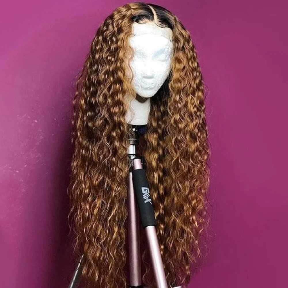 

Бесшовный мягкий парик омбре блонд с кудрями, 180% плотность, 26 дюймов, с кружевной передней частью, для женщин, с натуральной линией роста волос и предварительно выщипанными прядями