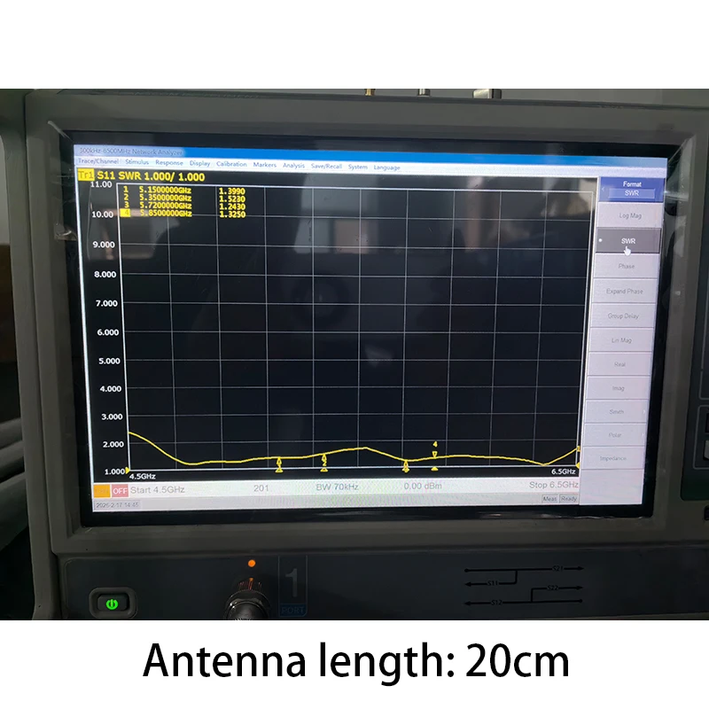 5,8-GHz-Antenne Drahtlose Kommunikation OMNI Glasfaser Wasserdicht N-Stecker 5150-5350MHz 5720-5850MHz Fernbildübertragung – Detail 2