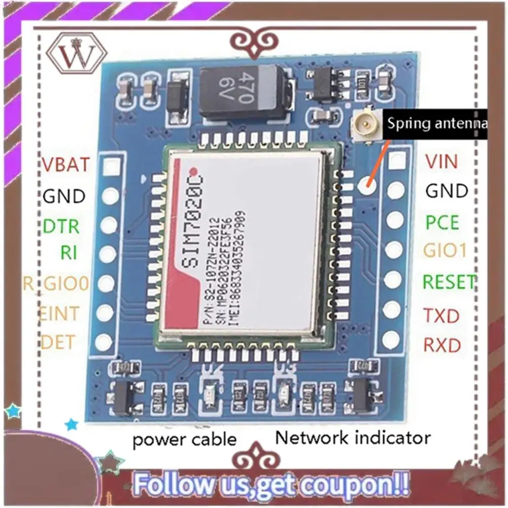ABBG-500Pcs 50 قيم 1/2 واط 0.5 واط 5% مقاومات فيلم الكربون مجموعة متنوعة و 1 قطعة لوحة تطوير SIM7020C وحدة NB-Iot #5