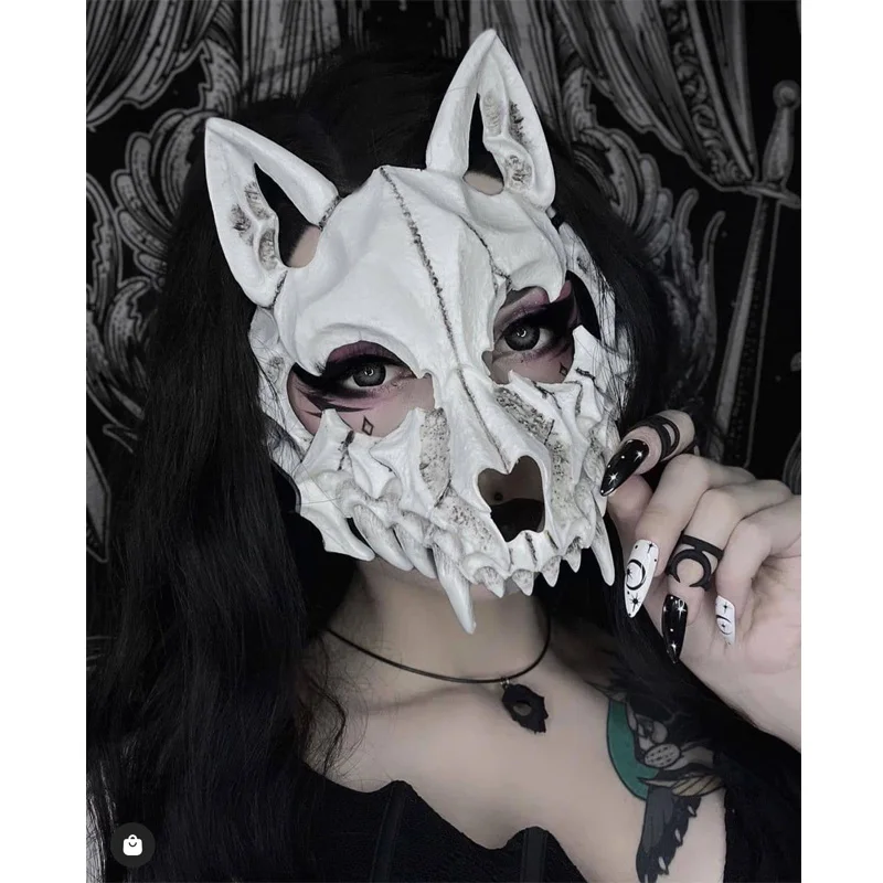 Prom blindfold Halloween Japanese Dragon God Werewolf Mask Cosplay Animal Skeleton Unisex Mask Party Stage Performance Mask