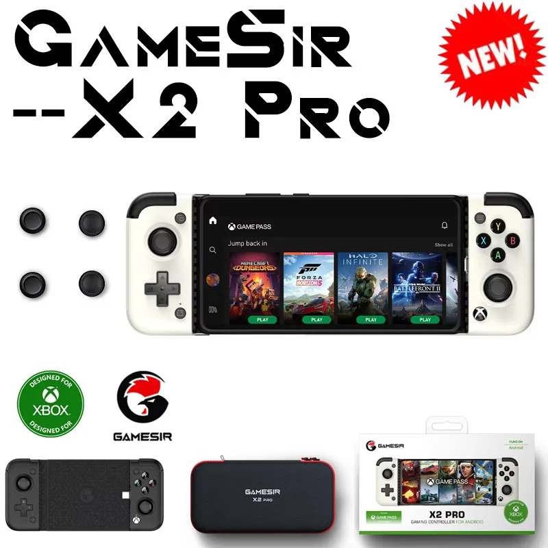 GameSir X2 Pro Xbox Gamepad Android tipo C controlador de juego móvil para Xbox Game Pass xCloud STADIA GeForce Now Luna Cloud Gaming