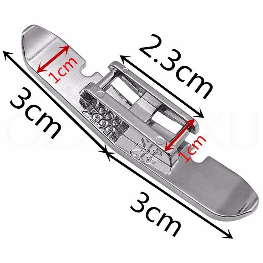 1PC Sewing Accessories Parts Narrow Zipper Presser Foot #4125657-45 For Husqvarna Viking 1-7 & D Sewing Machines