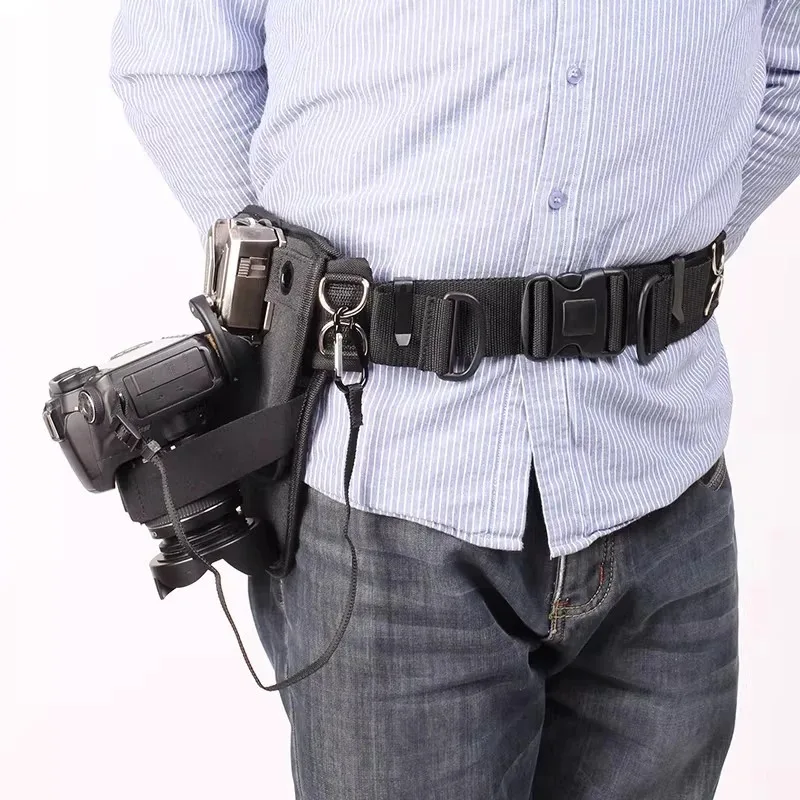 

SLR camera waist buckle, dual-machine decompression hand waist buckle, waist hanging quick-release belt belt buckle